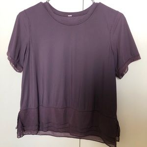 Lululemon workout tee